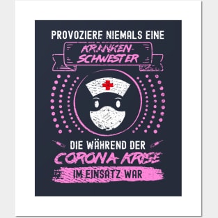 Corona Krankenschwester Posters and Art